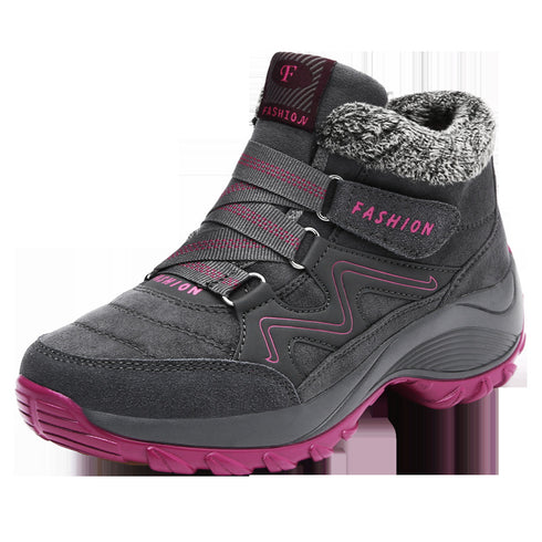 Hiking Shoes For Women Real Leather Non-Slip Outdoor Hiking Boots Trekking Shoes Waterproof Sport Sneakers Camping Sport Shoes - ROUTINE FASHION